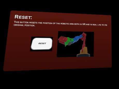 VR Robotic Arm Control detail