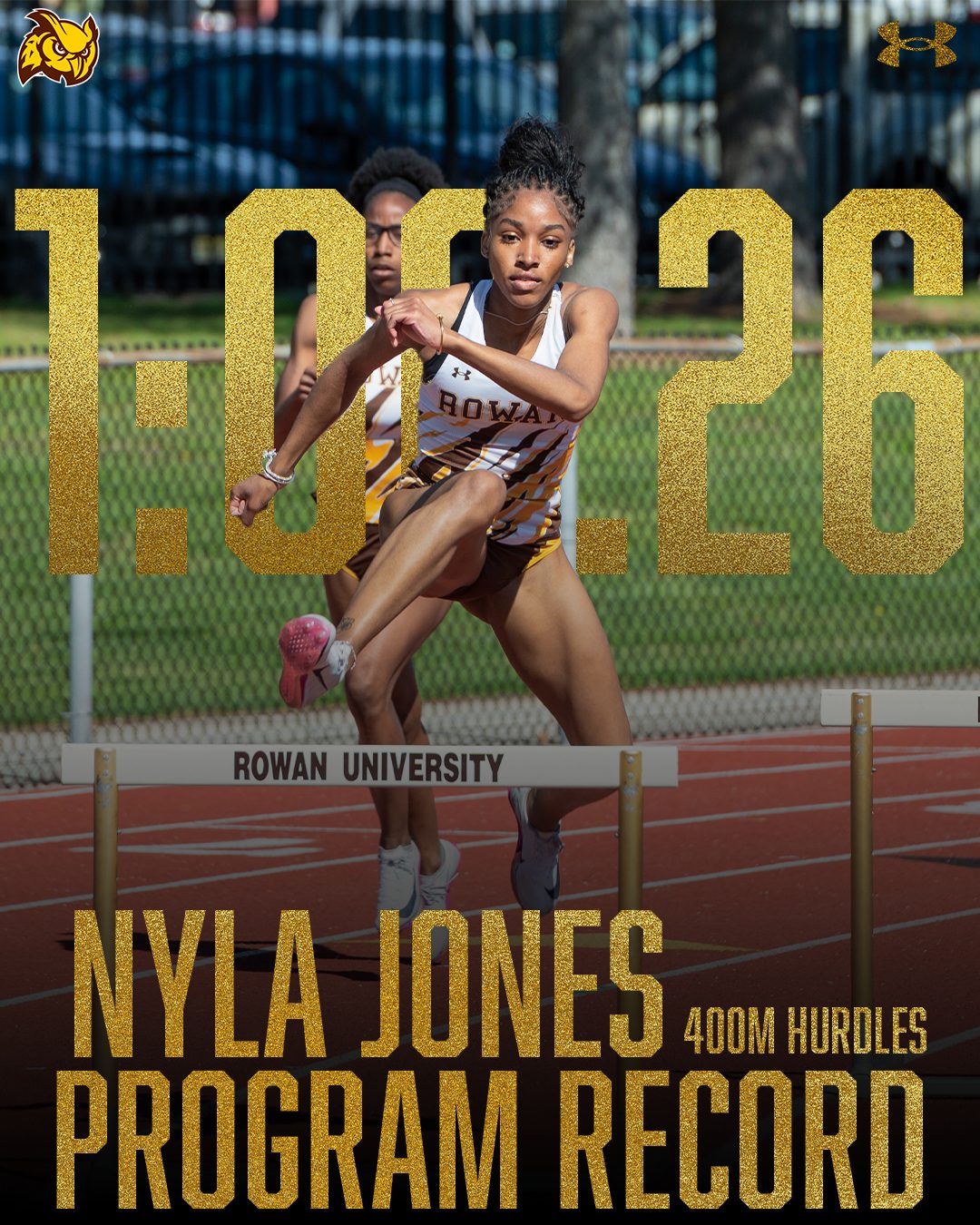 Program record: 400m hurdles