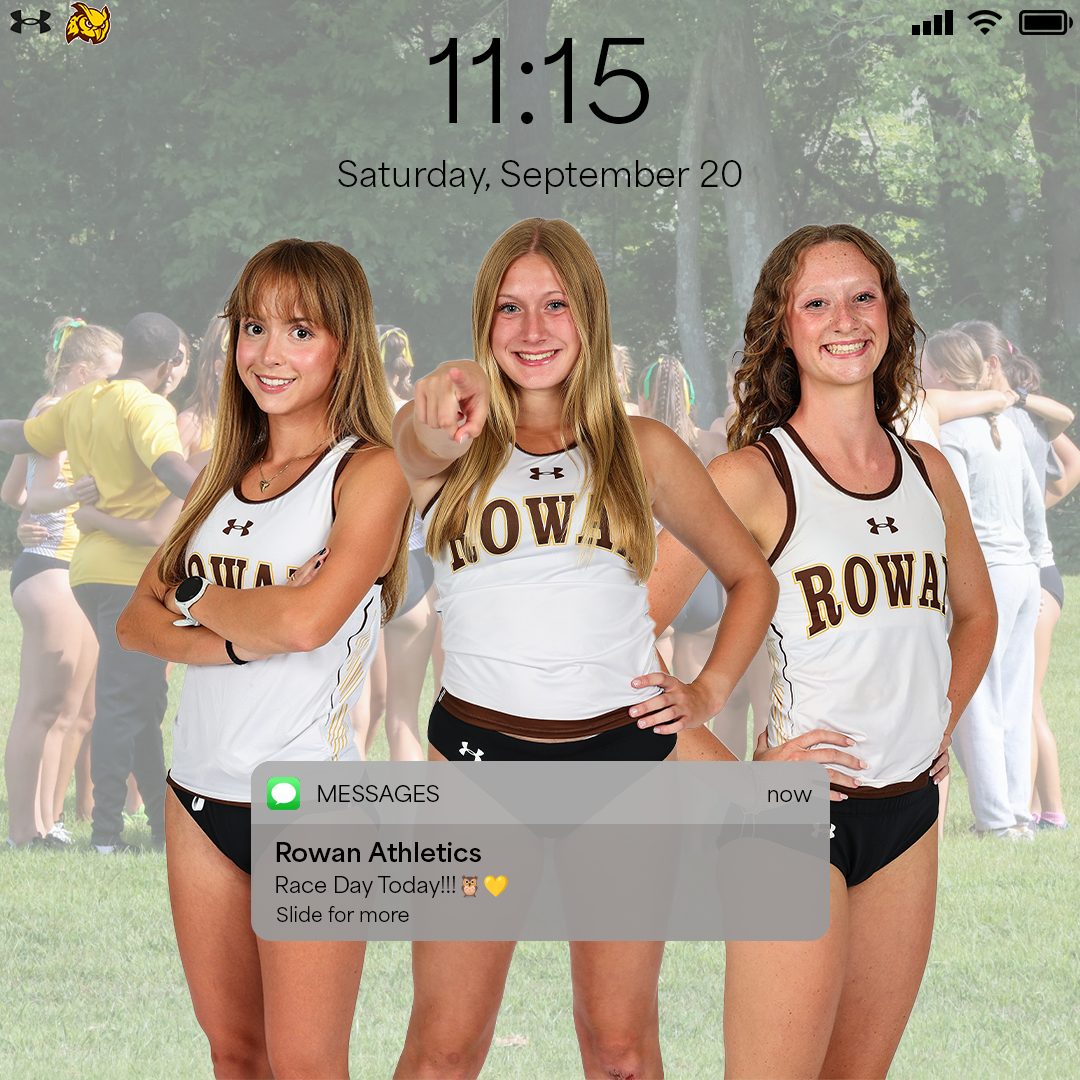Rowan track and field graphic