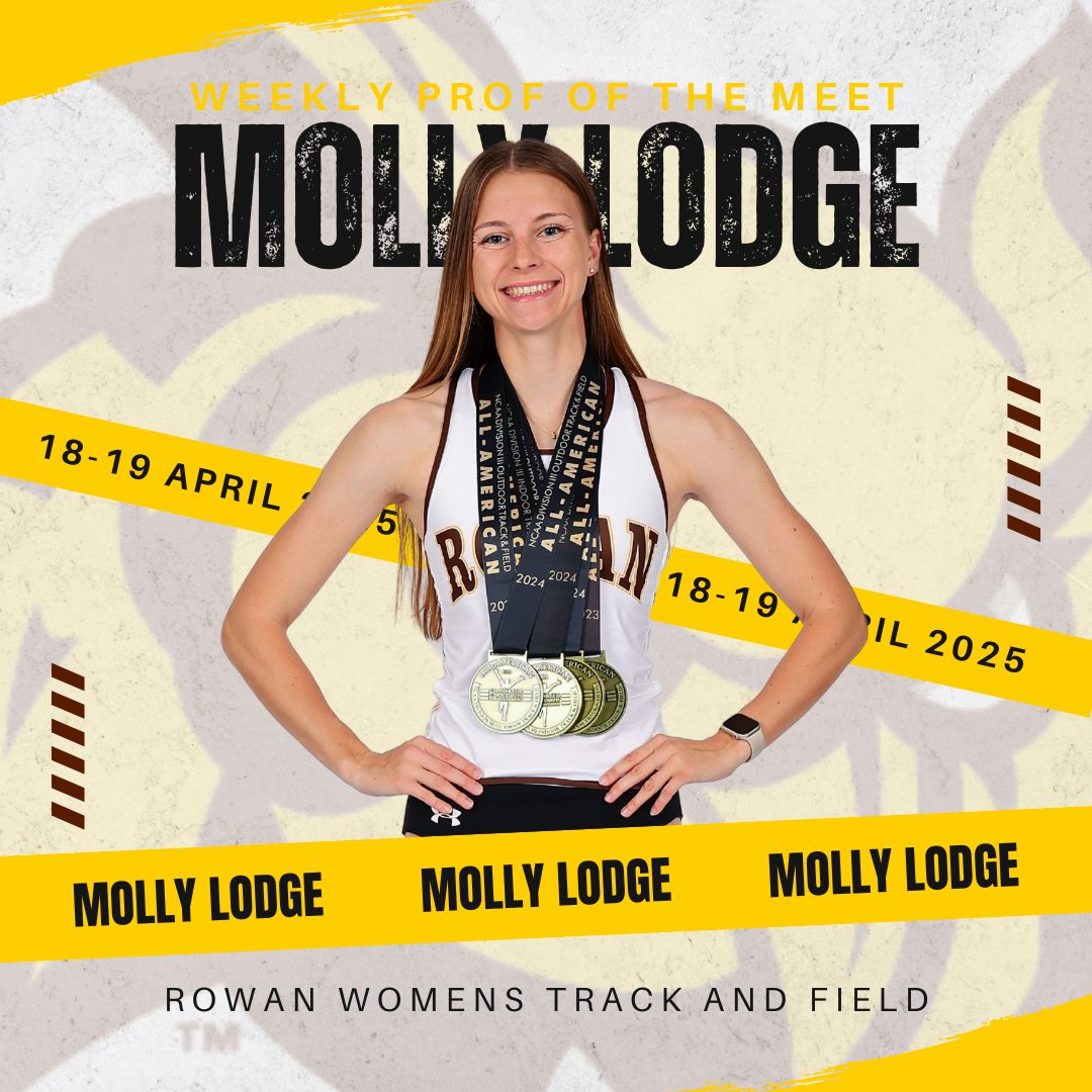 Rowan track and field graphic