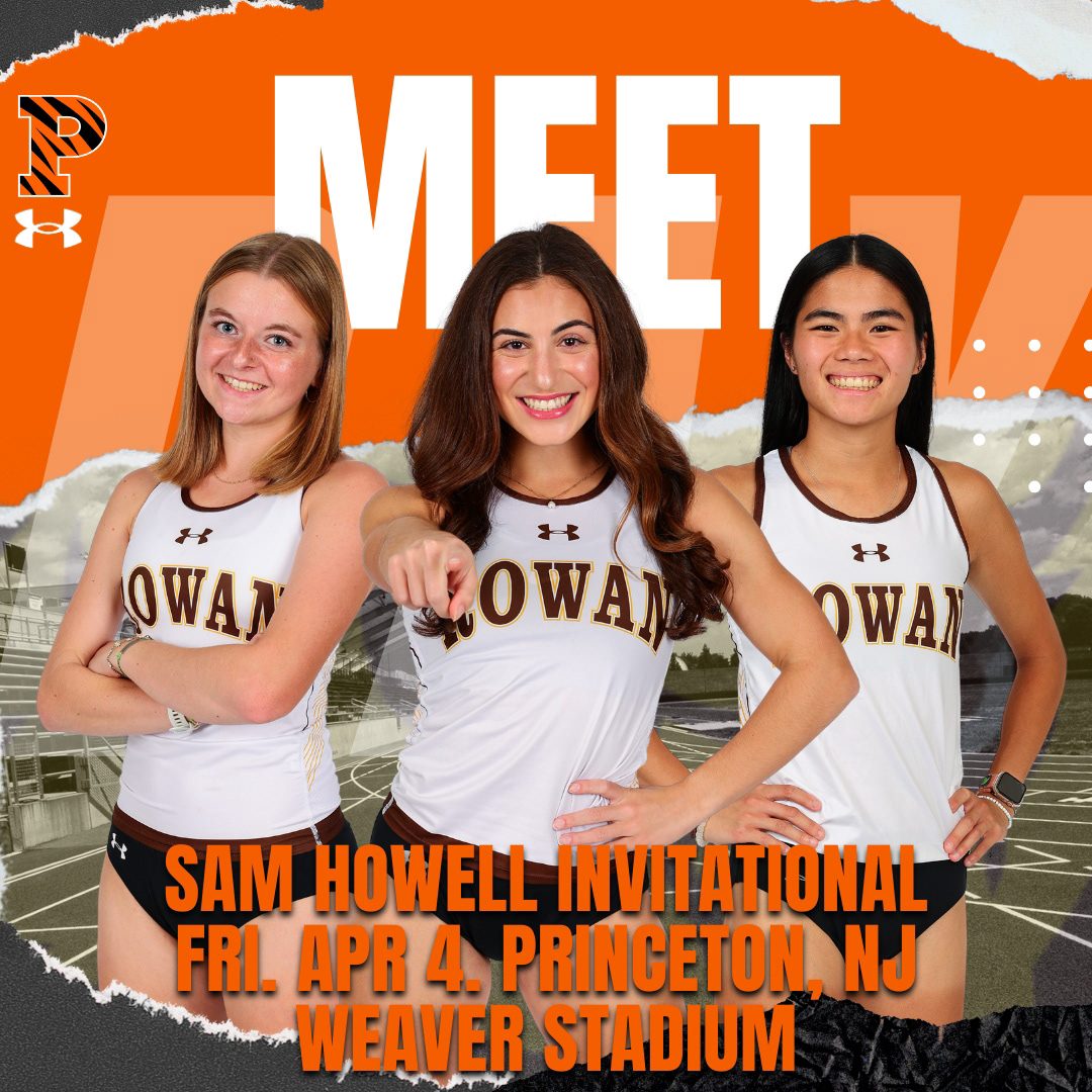 Rowan track and field graphic