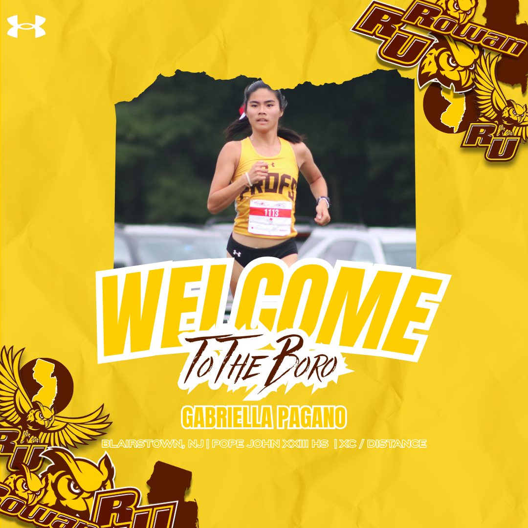 Rowan track and field graphic