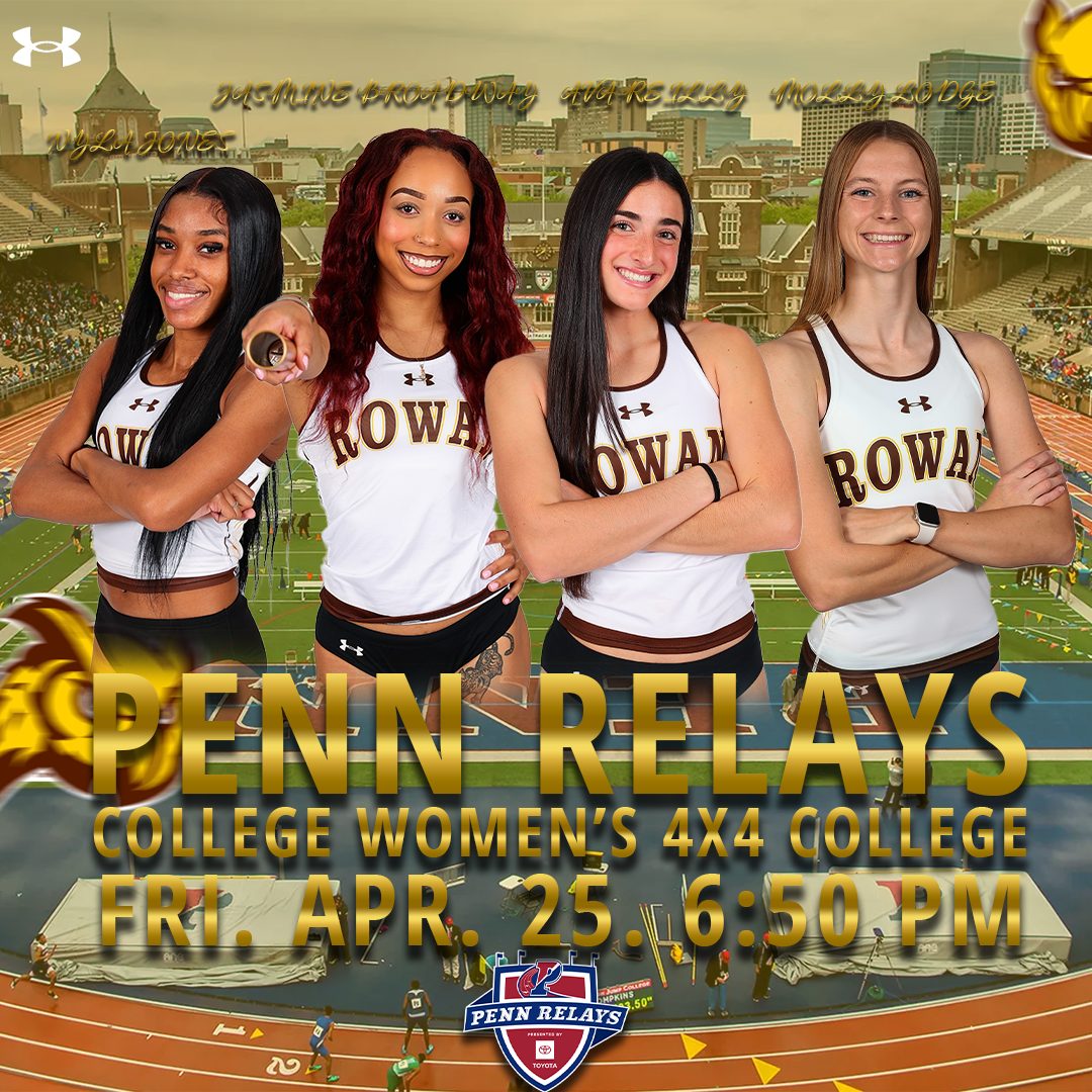 Rowan track and field graphic
