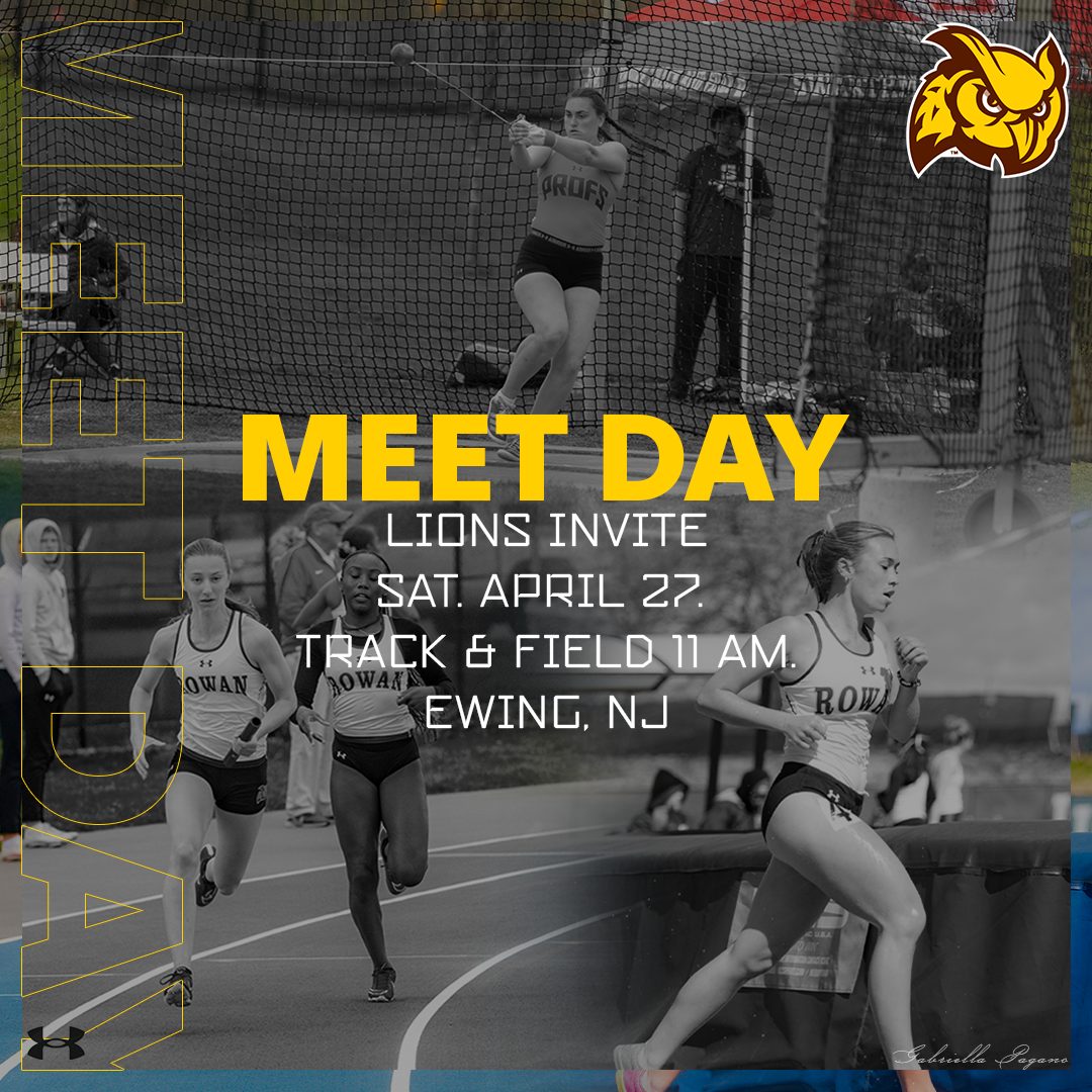 Rowan track and field graphic