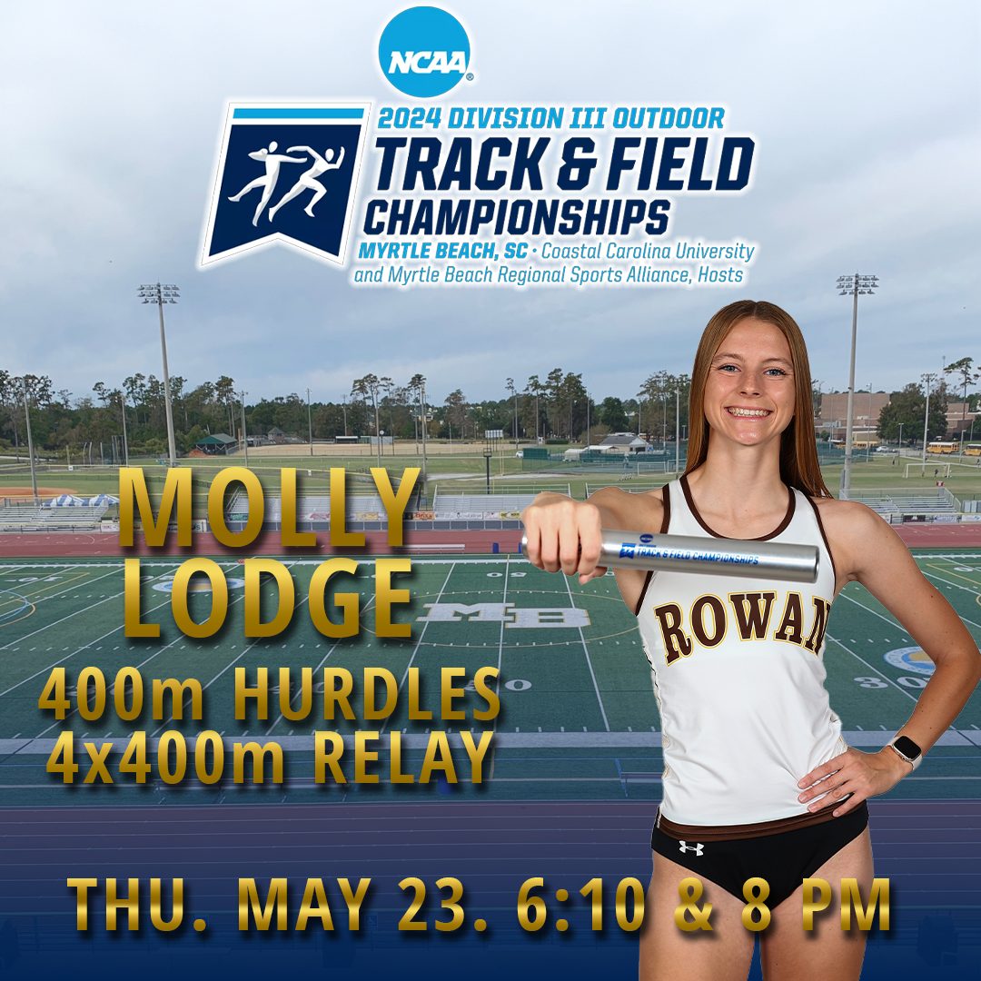 Rowan track and field graphic