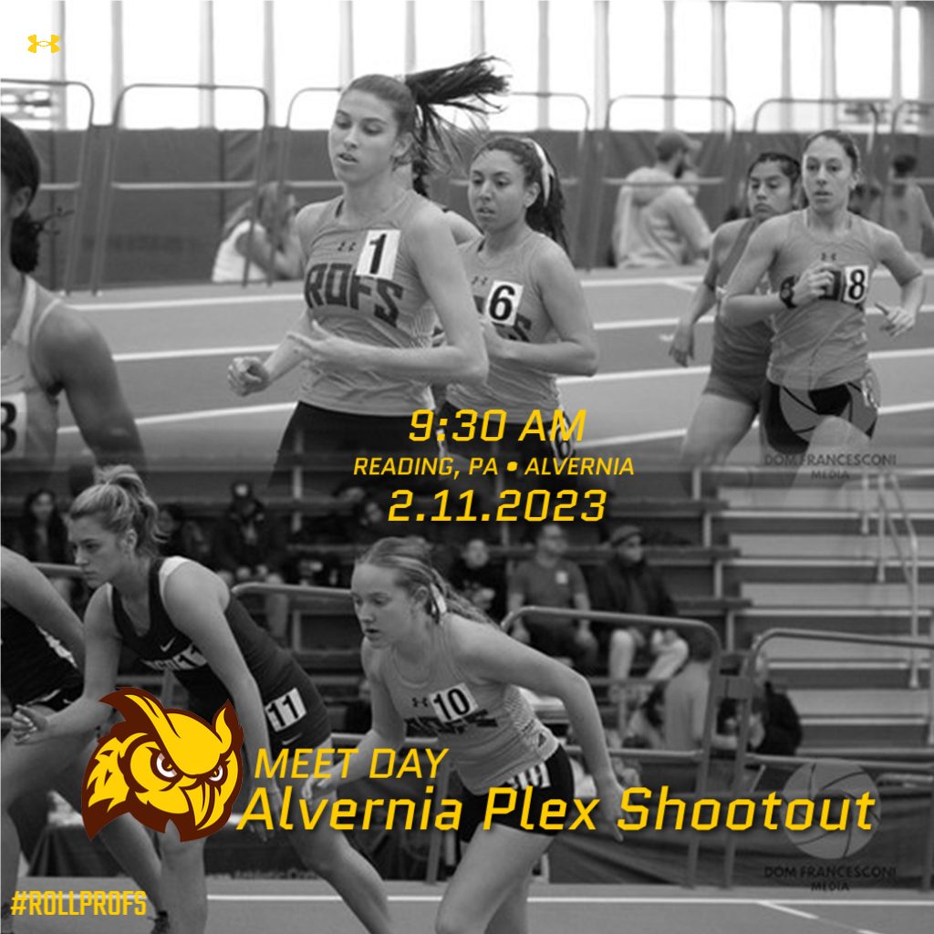 Rowan track and field graphic